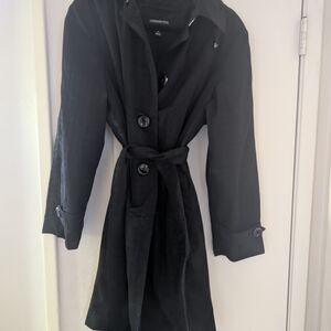 London Fog Black Trench Coat